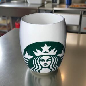 Starbucks Ceramic Siren Barrel Coffee Mug Cup 14 oz Classic Mermaid Logo 2010